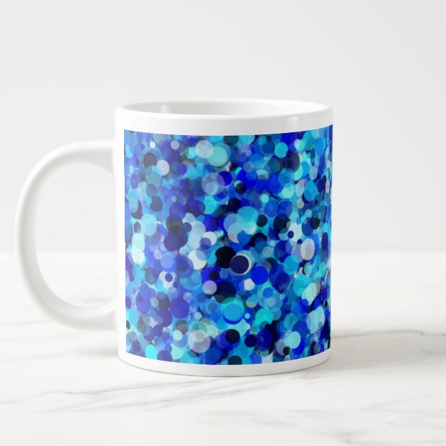 Blue Dot 20oz Tasse (Links)