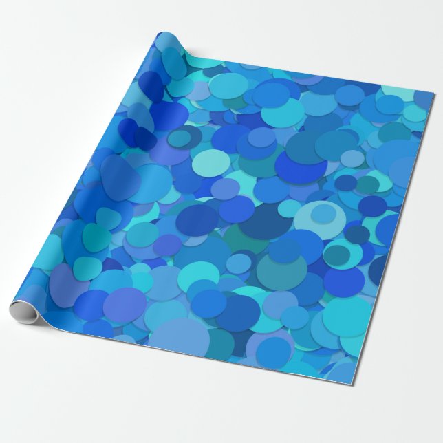 Blue Dot Konfetti Packpapier (Ungerollt)