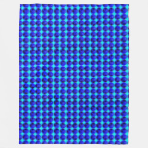 Blue Dot Large Fleecedecke