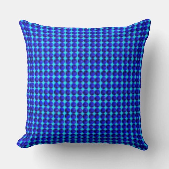 Blue Dot Large Kissen (Vorderseite)