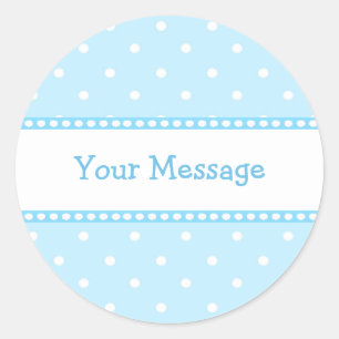 Blue Dots Sticker