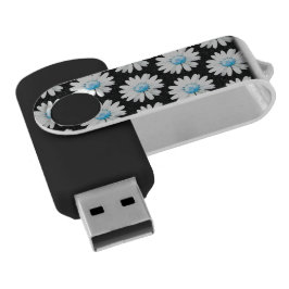 Blue Dotted Daisy's USB Stick