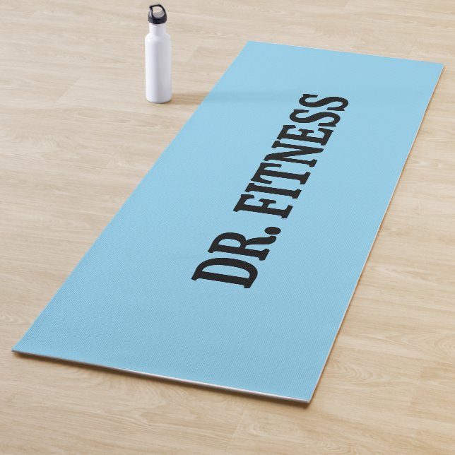 Blue "Dr. Fitness" Yoga Mat Yogamatte (Beispiel)