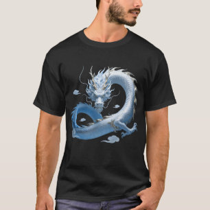 Blue Dragon Art   Mythische Fantasy-Ästhetik   Ori T-Shirt