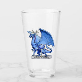 Blue Dragon: Birthstone Saphire im September Glas