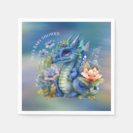 Blue Dragon Boy Baby Dusche Serviette