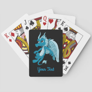 Blue Dragon Cartoon Playing Cards Spielkarten