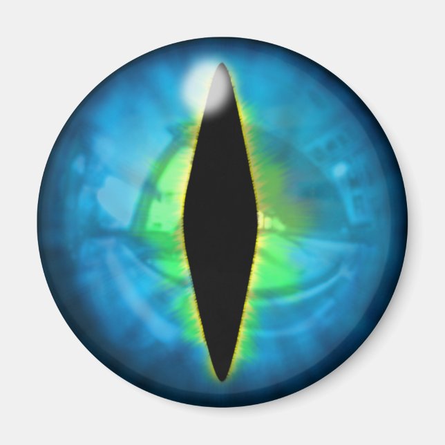 Blue Dragon Eye Magnet (Vorne)