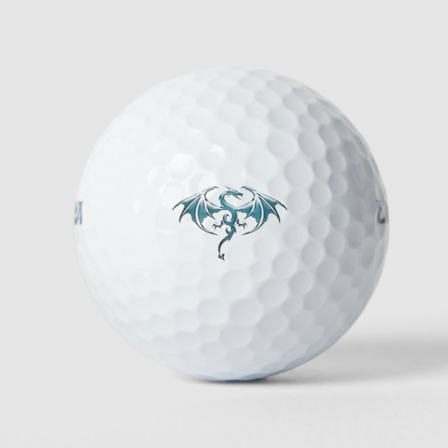 Blue Dragon Golfball (Vorderseite)