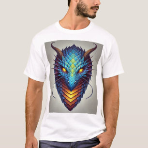 Blue Dragon Head T-Shirt
