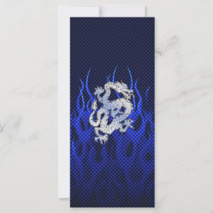 Blue Dragon in Chrome Carbon Fiber Stile