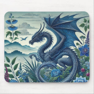 Blue Dragon Mouse Pad Fantasy Inspiriert Schreib Mousepad