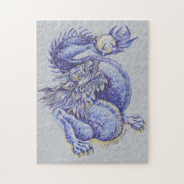 Blue Dragon Puzzle (Vertikal)
