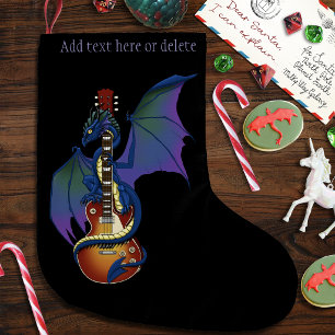 Blue Dragon Sunburst Gitarre Großer Weihnachtsstrumpf