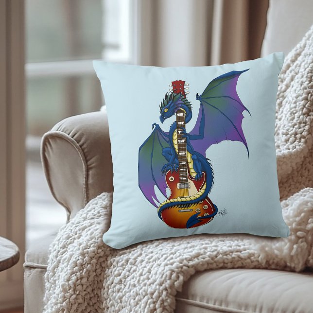 Blue Dragon Sunburst Gitarre Kissen (Von Creator hochgeladen)