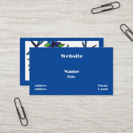 Blue Dragonfats Business Cards Visitenkarte