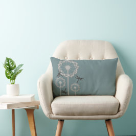 Blue Dragonflies American MoJo Pillow Lendenkissen