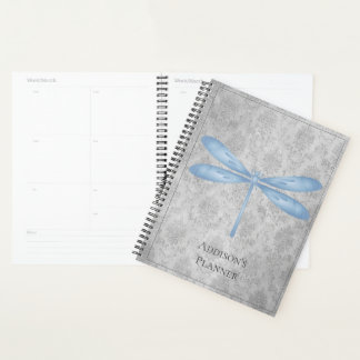 Blue Dragonfly Damask Planer