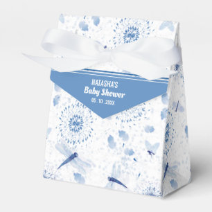 Blue Dragonfly Floral Baby Dusche Geschenkschachtel