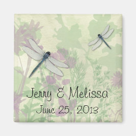 Blue Dragonfly Gastgeschenk Hochzeit Magnet