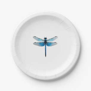Blue Dragonfly - Insecco Wildlife Tierpark Califor Pappteller