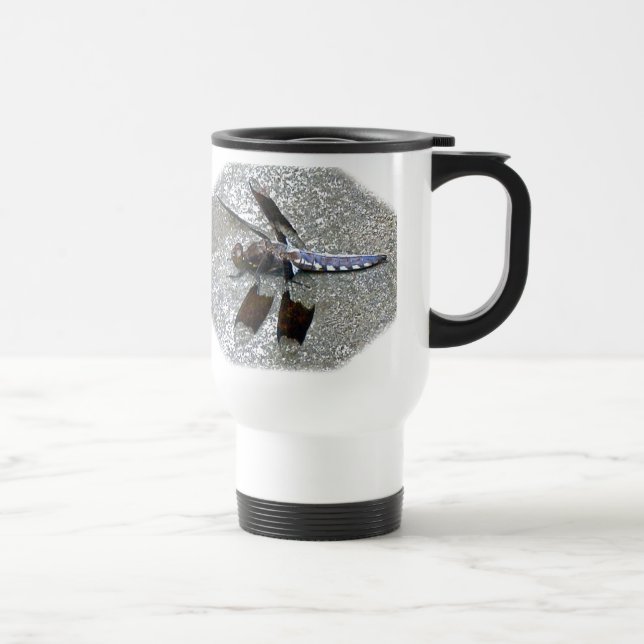 Blue Dragonfly Travel Mug Reisebecher (Rechts)