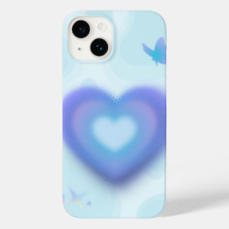 🦋 Blue Dream Heart Telefonhülle Case-Mate iPhone 14 Hülle