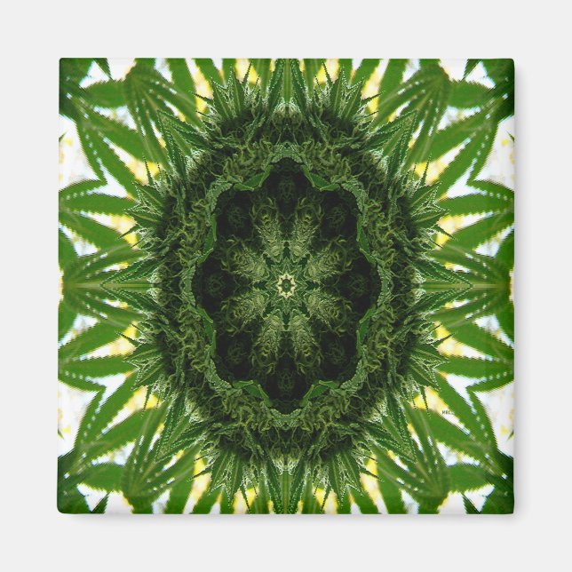 Blue Dream Mandala... Magnet (Vorne)