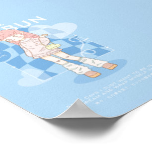 Blue Dream Pink Poster