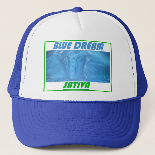 BLUE DREAM SATIVA TRUCKERKAPPE (Vorderseite)