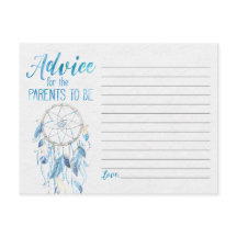 Blue Dreamcatcher Advertising Card