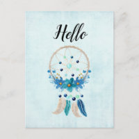 Blue Dreamcatcher Stylish Boho Design