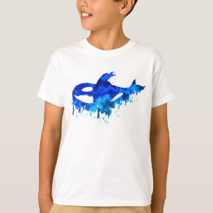 Blue Driving Orca T-Shirt