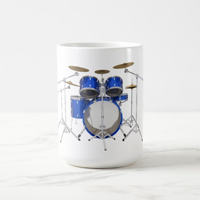 Blue Drum Kit: Kaffeetasse (Mittel)