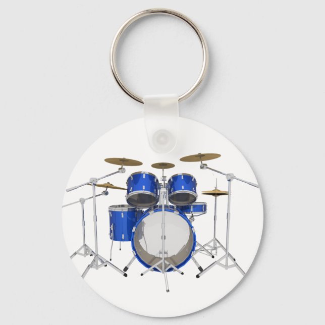 Blue Drum Kit: Schlüsselanhänger (Vorderseite)