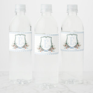 Blue Duck Baby Duck Wasserflaschen Labels Wasserflaschenetikett