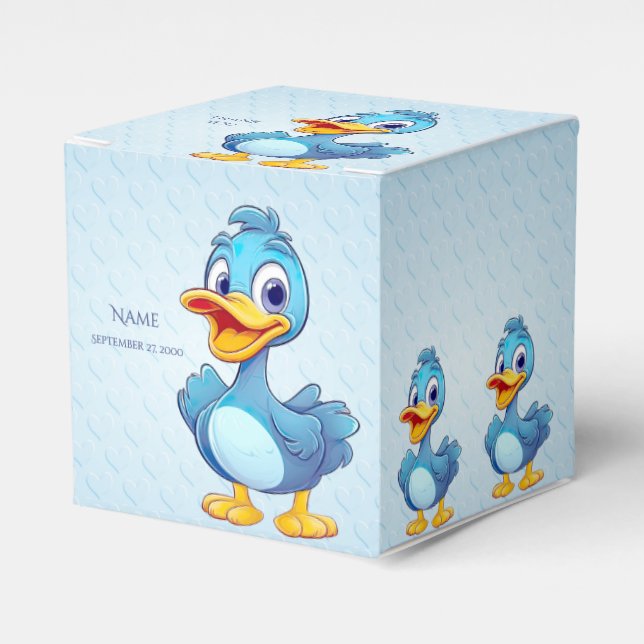 Blue Duck Favor Box Geschenkschachtel (Vorderseite)