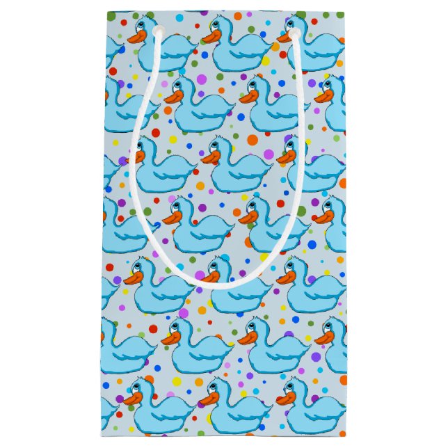 Blue Duck Gift Bag Kleine Geschenktüte (Vorderseite)