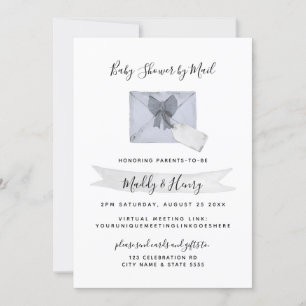 Blue Dusche von Mail Virtual Long Distance Einladung