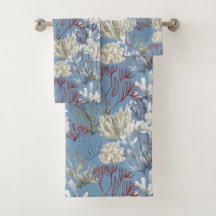 Blue Dusk Solid mit Undersea Print