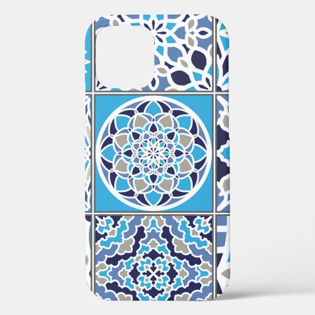 Blue Dutch Tile Pattern Case-Mate iPhone Hülle (Rückseite)