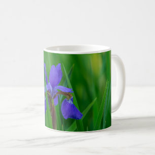 Blue Dutch unter Blätter Kaffeezubereitung Tasse