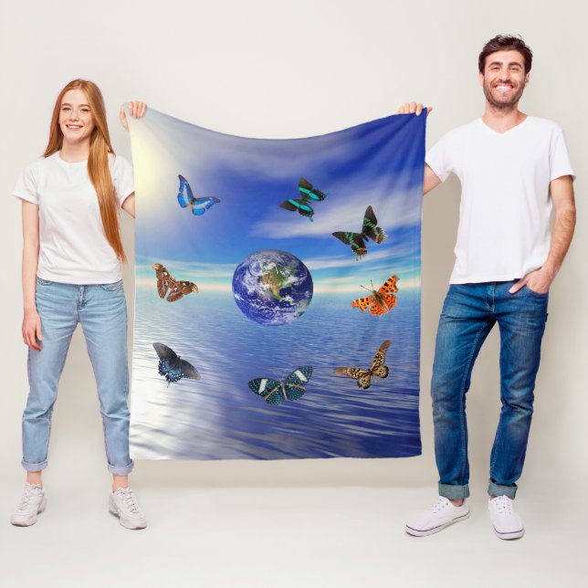 Blue Earth Butterfets Fleece Blanket (Beispiel)