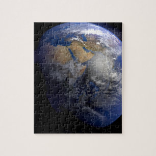 Blue Earth From Space Inspiration Puzzle