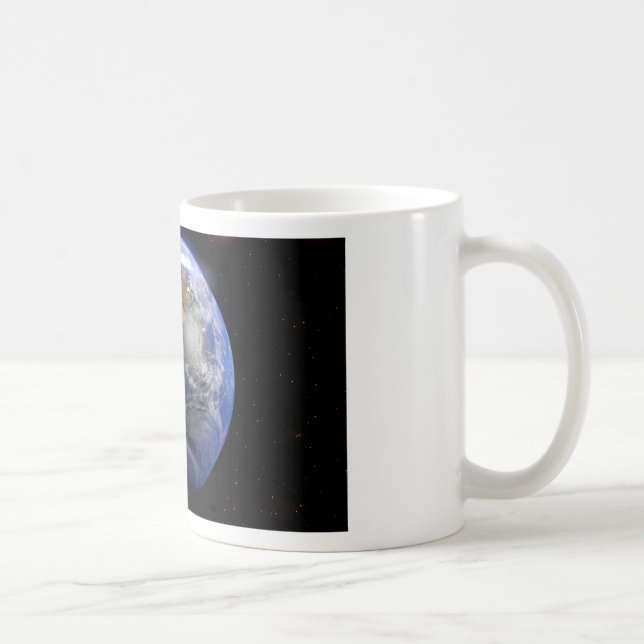 Blue Earth From Space Inspiration Tasse (Rechts)