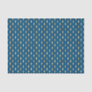 Blue Egyptian Ankh Tissue Paper | Einzigartiges Wr Seidenpapier