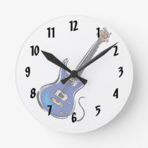 Blue Electrical Gitarre music graphic.png