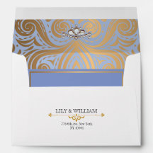 Blue Elegante Artdeco