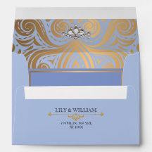 Blue Elegante Artdeco