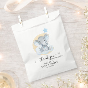 Blue Elephant Boy Baby Dusche Gefallen Taschen Geschenktütchen